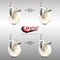 Service Caster 5 Inch 316SS Nylon Wheel Swivel 3/8 Inch Threaded Stem Caster Set Lock Brake SCC SCC-SS316TSTTL20S514-NYS-381615-4 - alternate 2